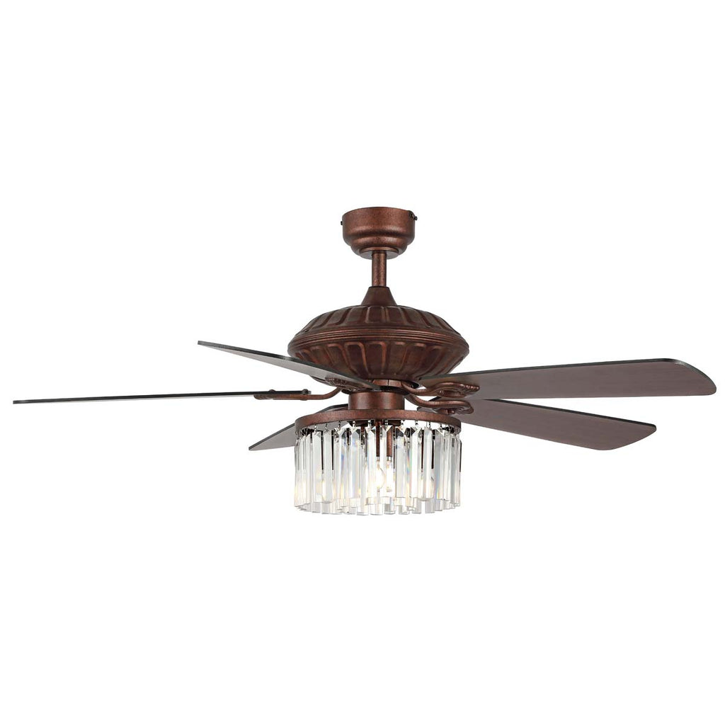 Safavieh Laurila Ceiling Fan/Remote - Rust