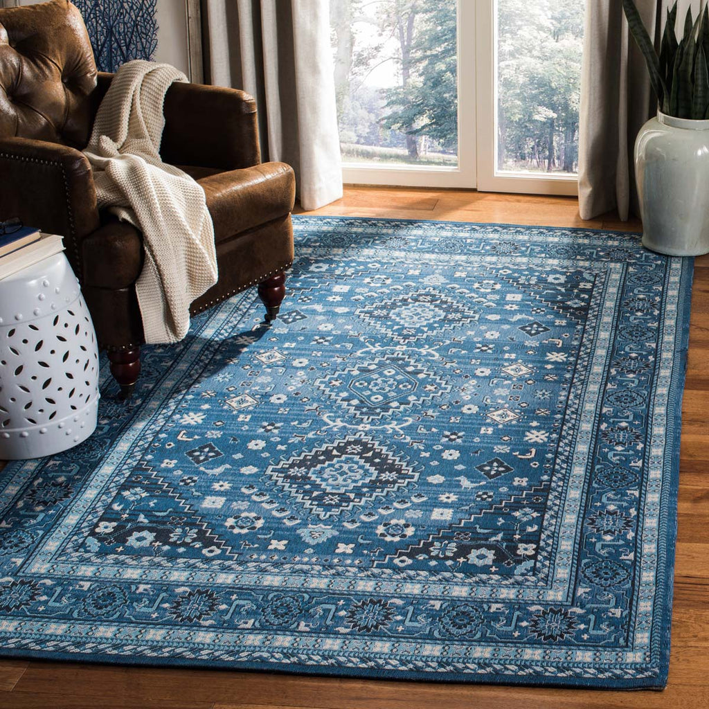 Safavieh -Classic Vintage Rug Collection 101M - Blue / Charcoal