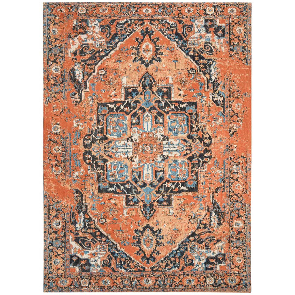 Safavieh -Classic Vintage Rug Collection 111P - Orange / Navy