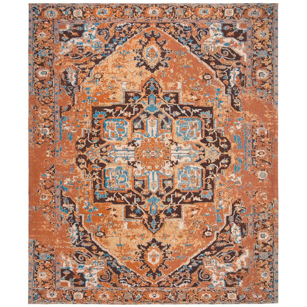 Safavieh -Classic Vintage Rug Collection 111P - Orange / Navy