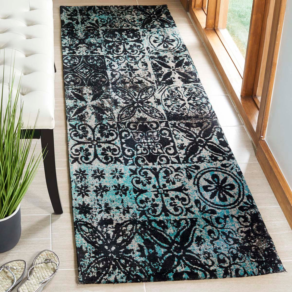 Safavieh -Classic Vintage Rug Collection 221A - Teal / Black