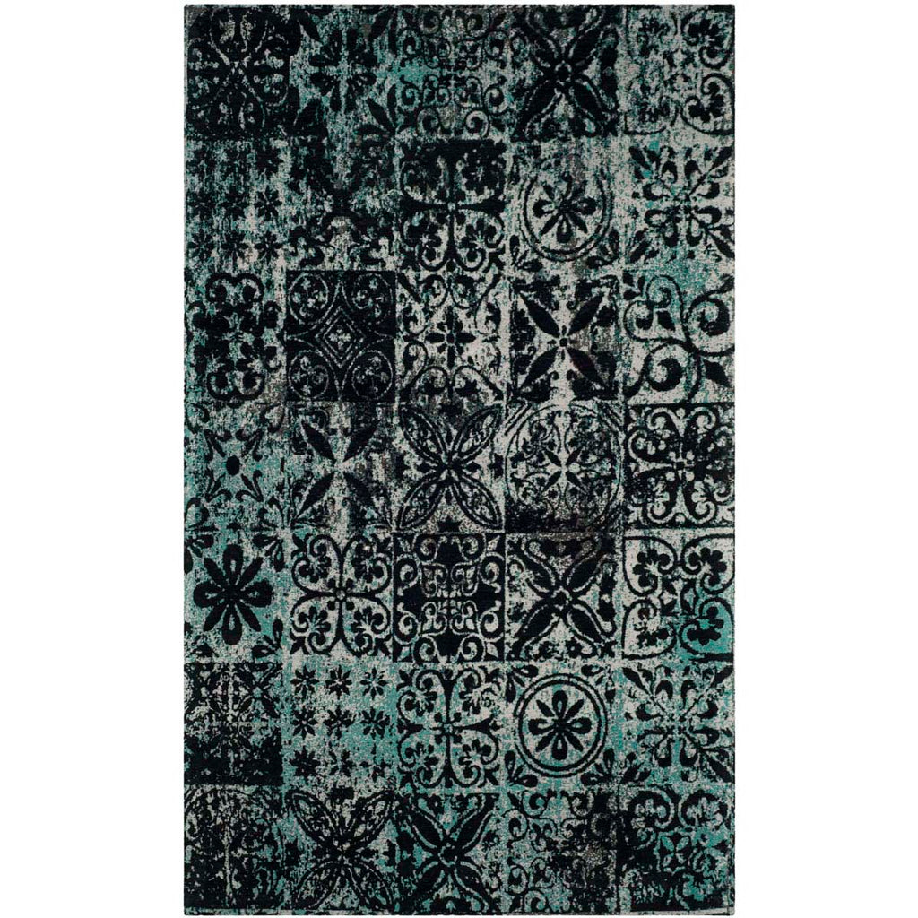 Safavieh -Classic Vintage Rug Collection 221A - Teal / Black