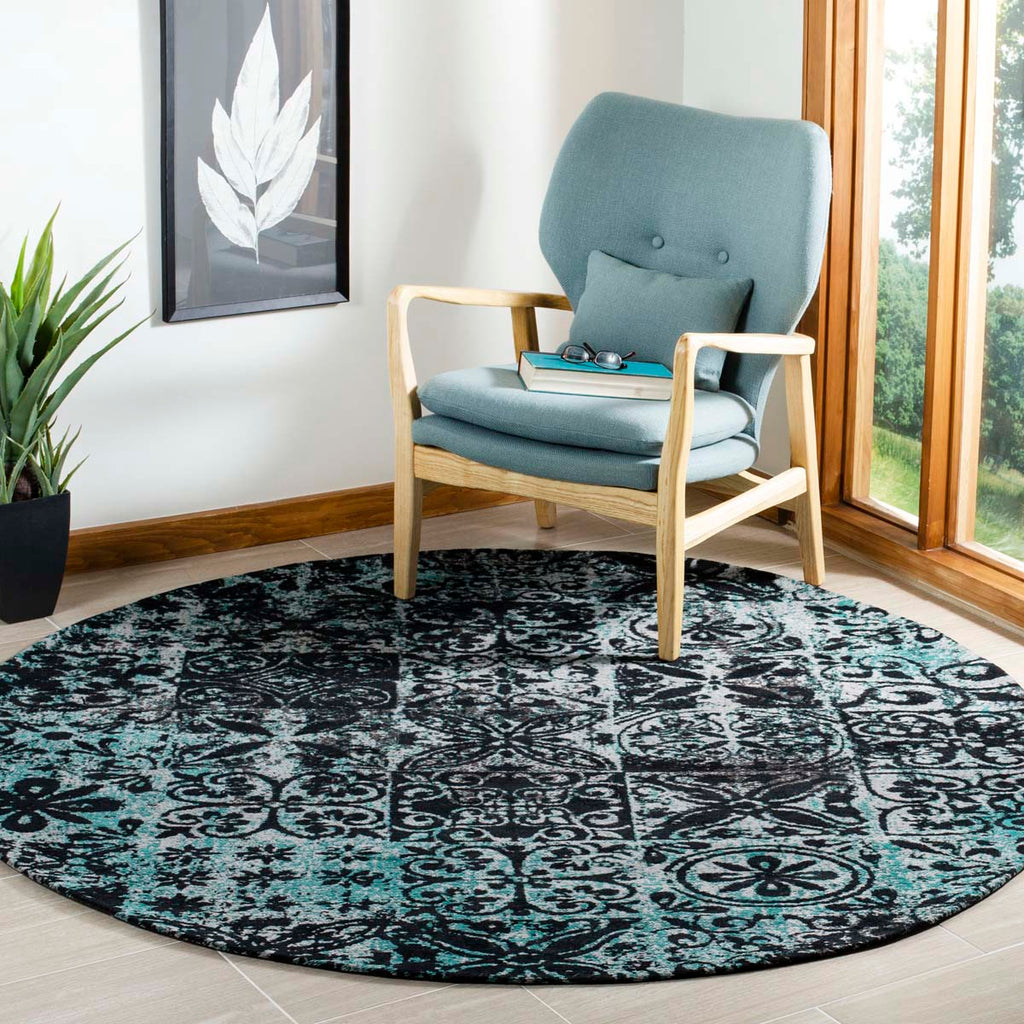 Safavieh -Classic Vintage Rug Collection 221A - Teal / Black