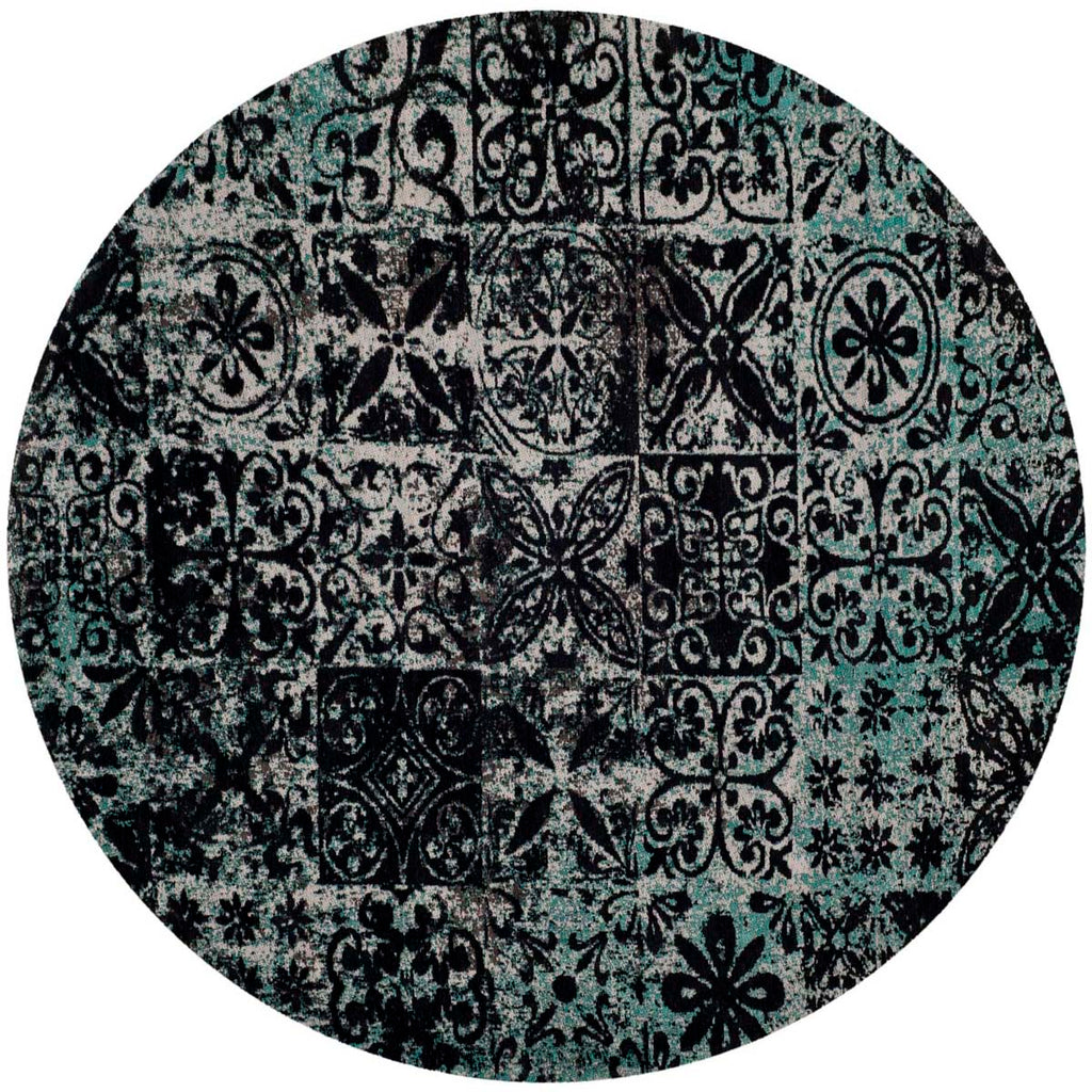 Safavieh -Classic Vintage Rug Collection 221A - Teal / Black