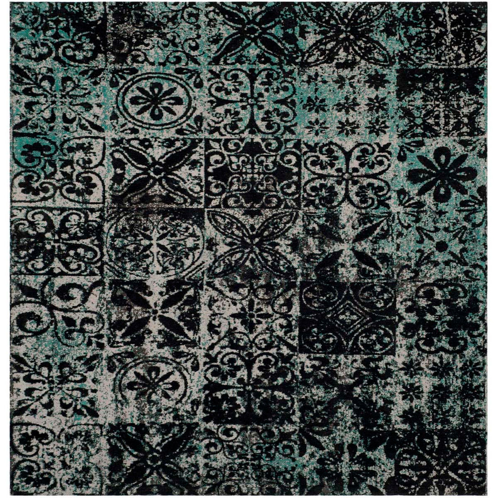 Safavieh -Classic Vintage Rug Collection 221A - Teal / Black