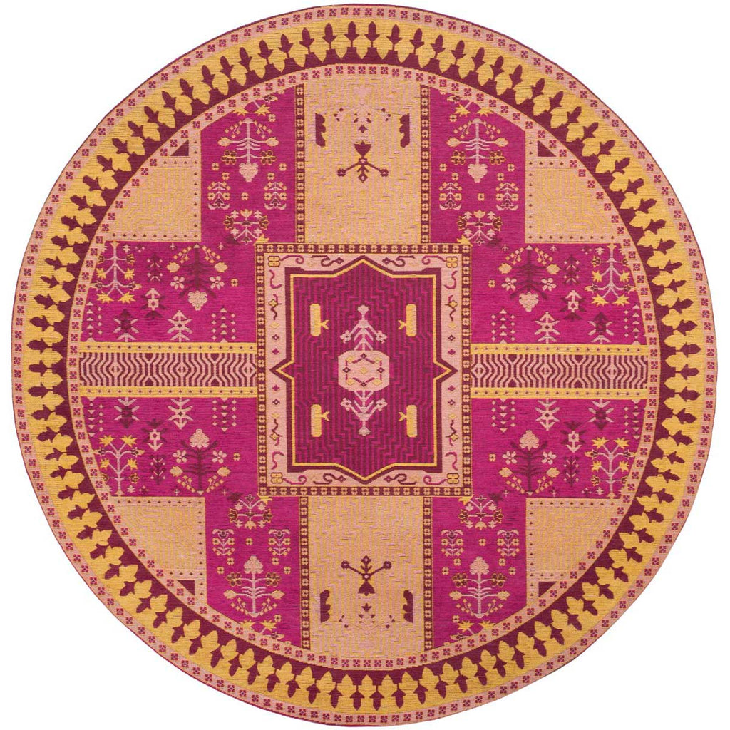 Safavieh -Classic Vintage Rug Collection 512E - Fuchsia / Gold