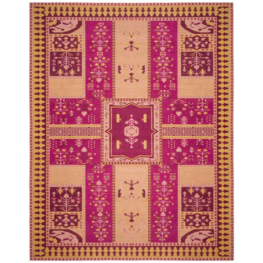 Safavieh -Classic Vintage Rug Collection 512E - Fuchsia / Gold