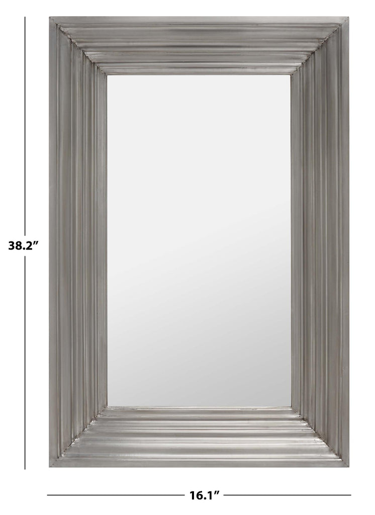 Safavieh Couture Kerry Large Rectangle Wall Mirror - Silver