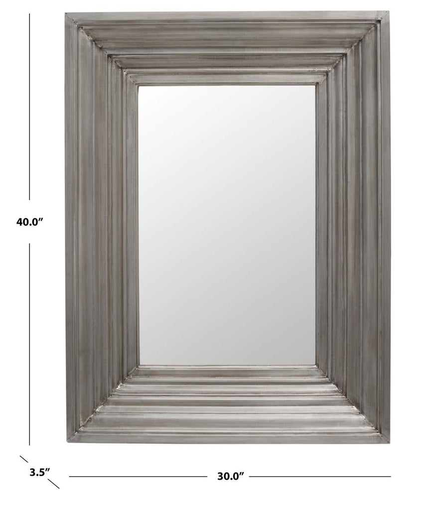 Safavieh Couture Kerry Small Rectangle Wall Mirror - Silver