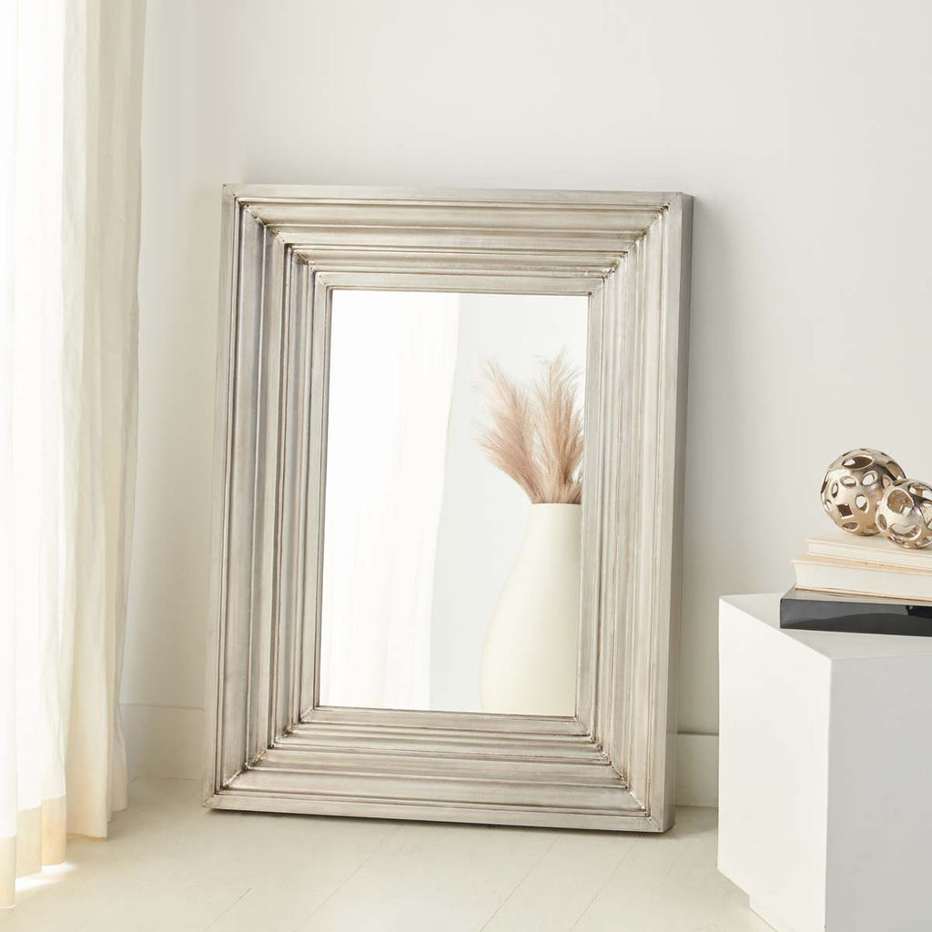 Safavieh Couture Kerry Small Rectangle Wall Mirror - Silver