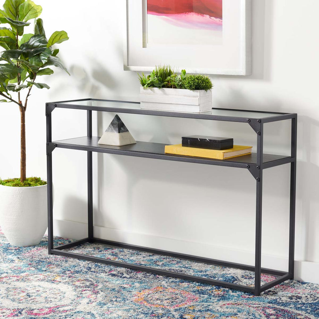 Safavieh Ackley Console Table  - Black