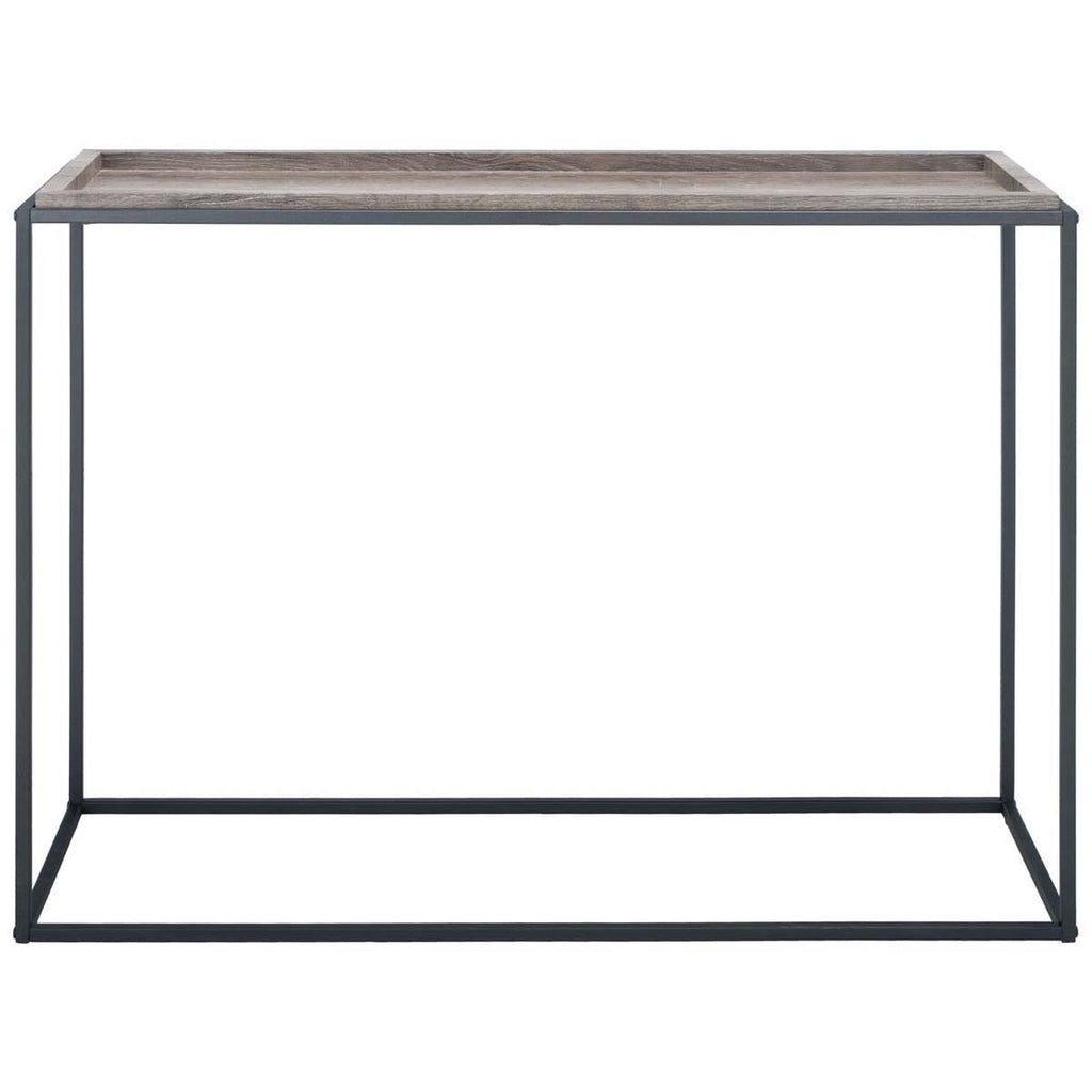 Safavieh Andey Console Table - Brown / Black