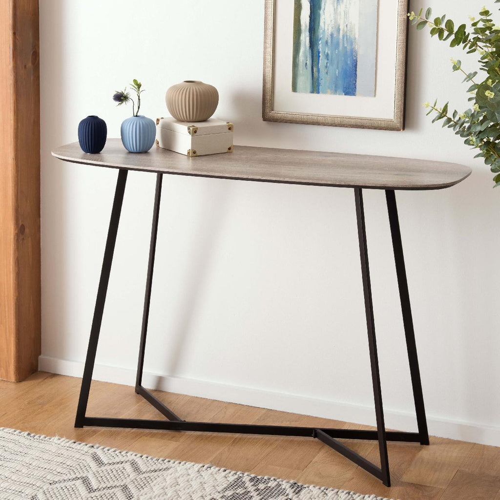 Safavieh Arrington Console Table - White/Black