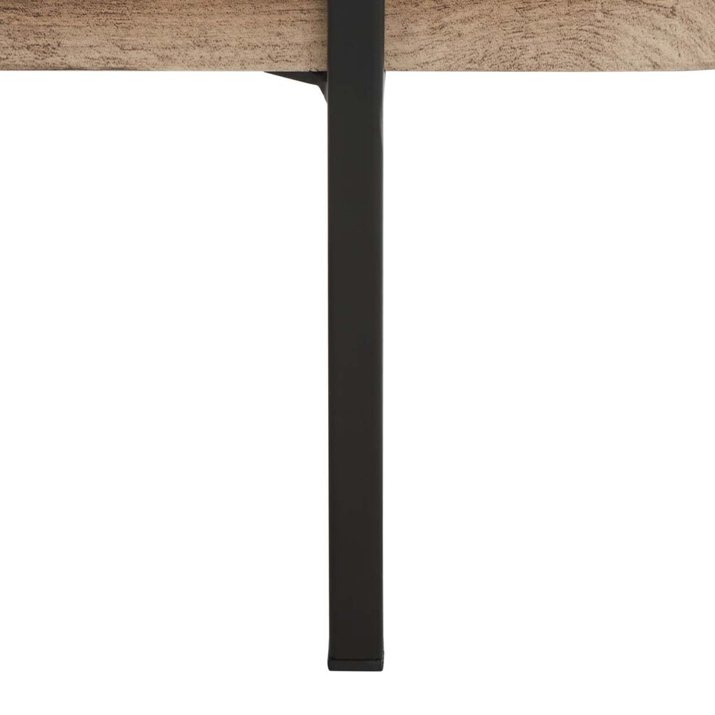 Safavieh Atwell 2 Shelf Console Table - Oak/Black