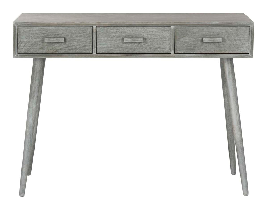 Safavieh Albus 3 Drawer Console Table - Slate Grey