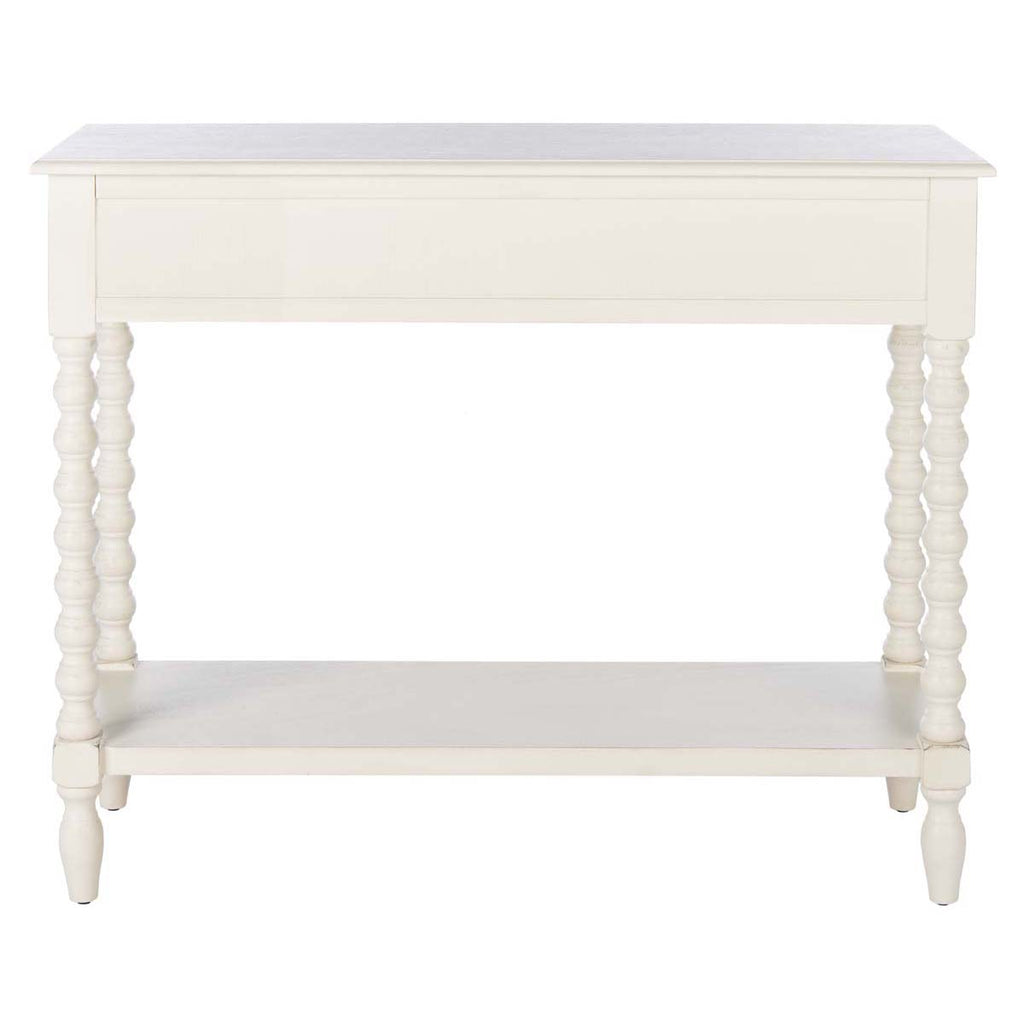 Safavieh Athena 2 Drawer Console Table-Distressed White