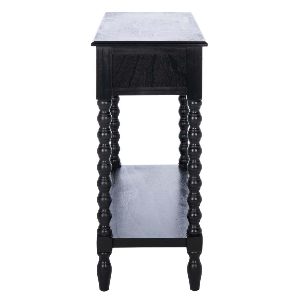 Safavieh Athena 2 Drawer Console Table-Black