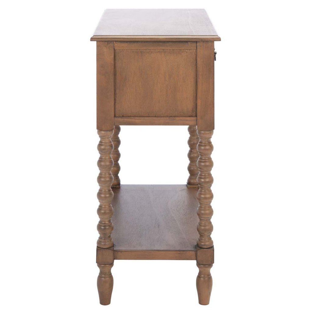 Safavieh Athena 3 Drawer Console Table-Brown