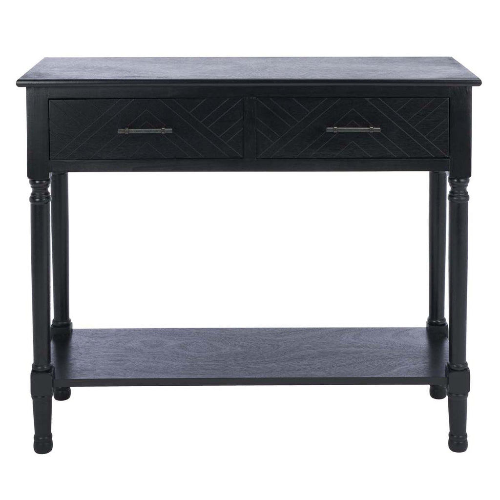 Safavieh Peyton 2 Drawer Console Table-Black