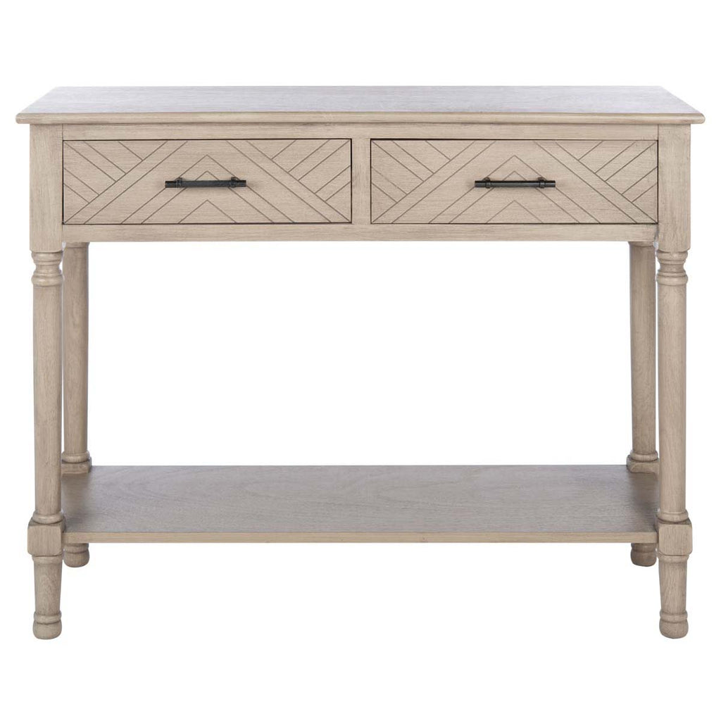 Safavieh Peyton 2 Drawer Console Table-Greige