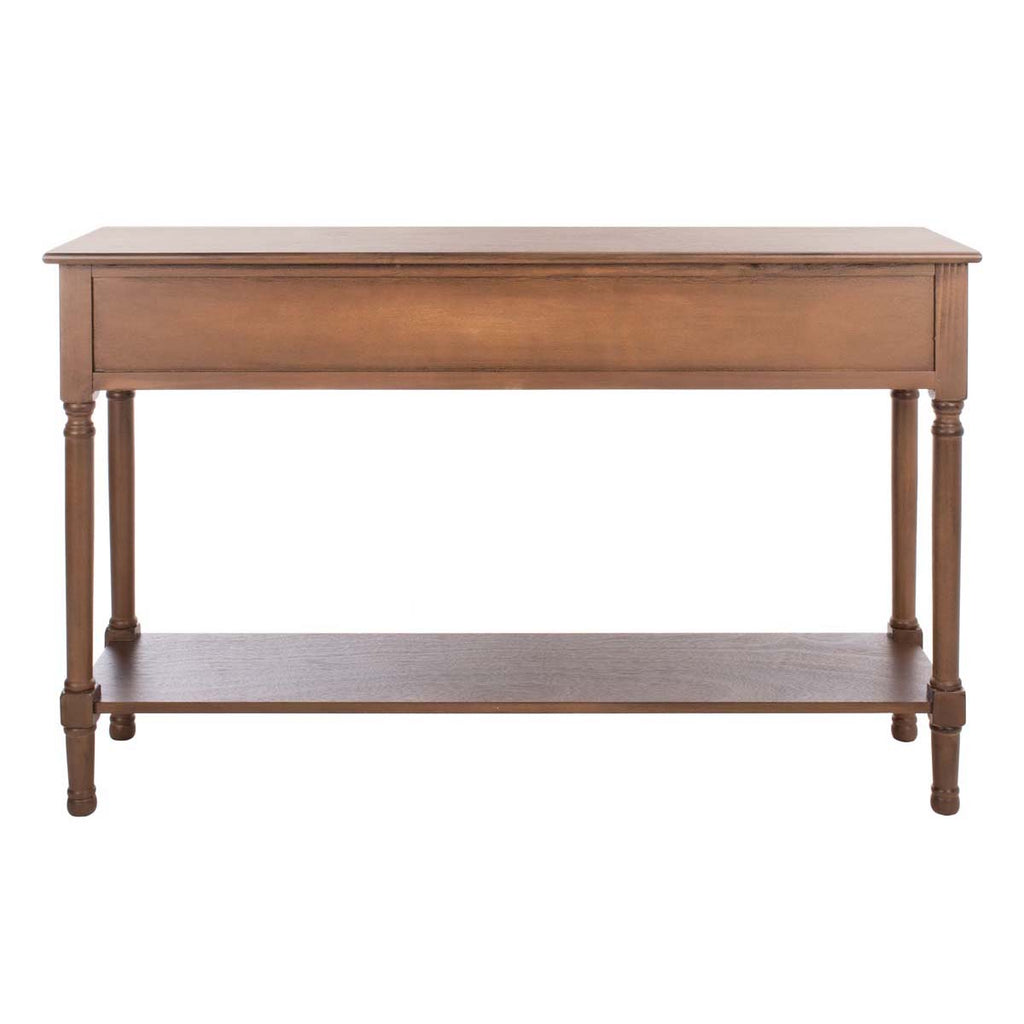 Safavieh Peyton 3 Drawer Console Table - Brown