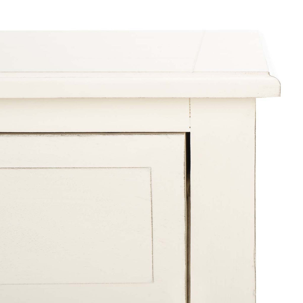 Safavieh Primrose 2 Drawer Console Table - Distrssed White