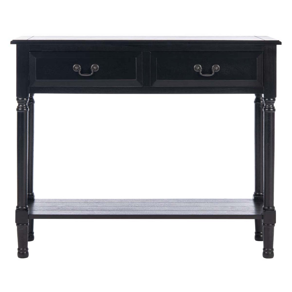 Safavieh Primrose 2 Drawer Console Table-Black