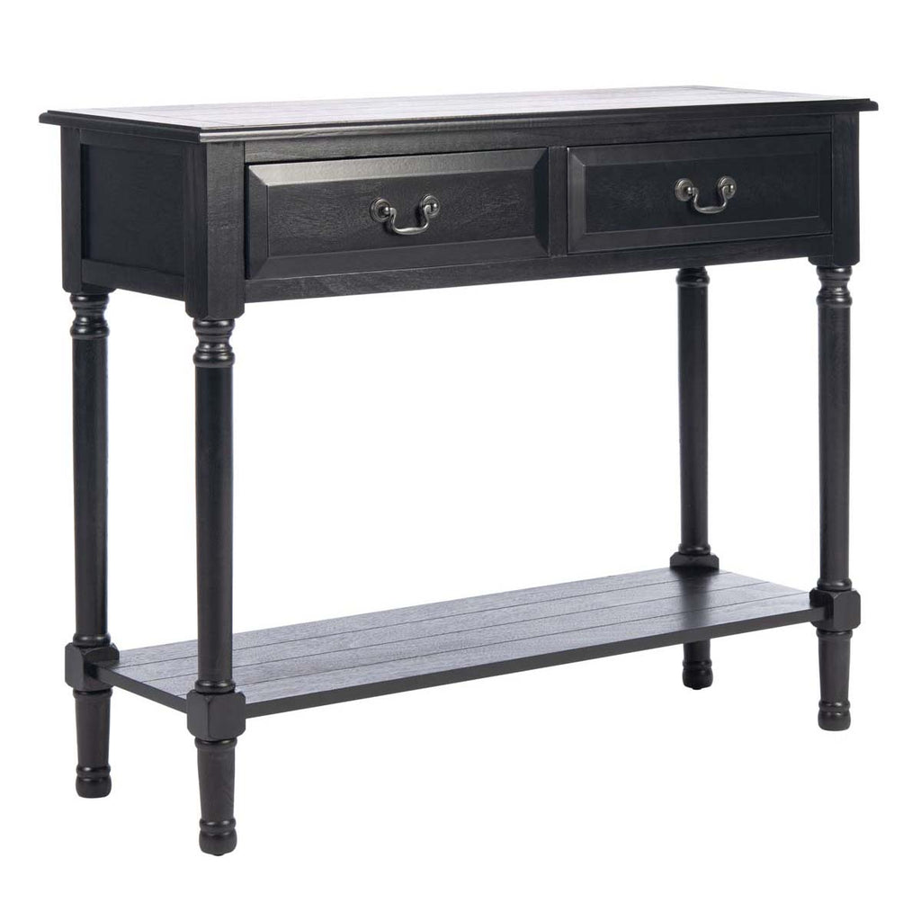 Safavieh Primrose 2 Drawer Console Table-Black