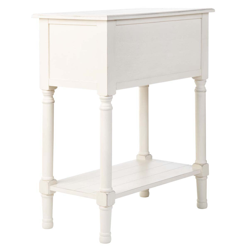 Safavieh Primrose 3 Drawer Console Table - Distrssed White