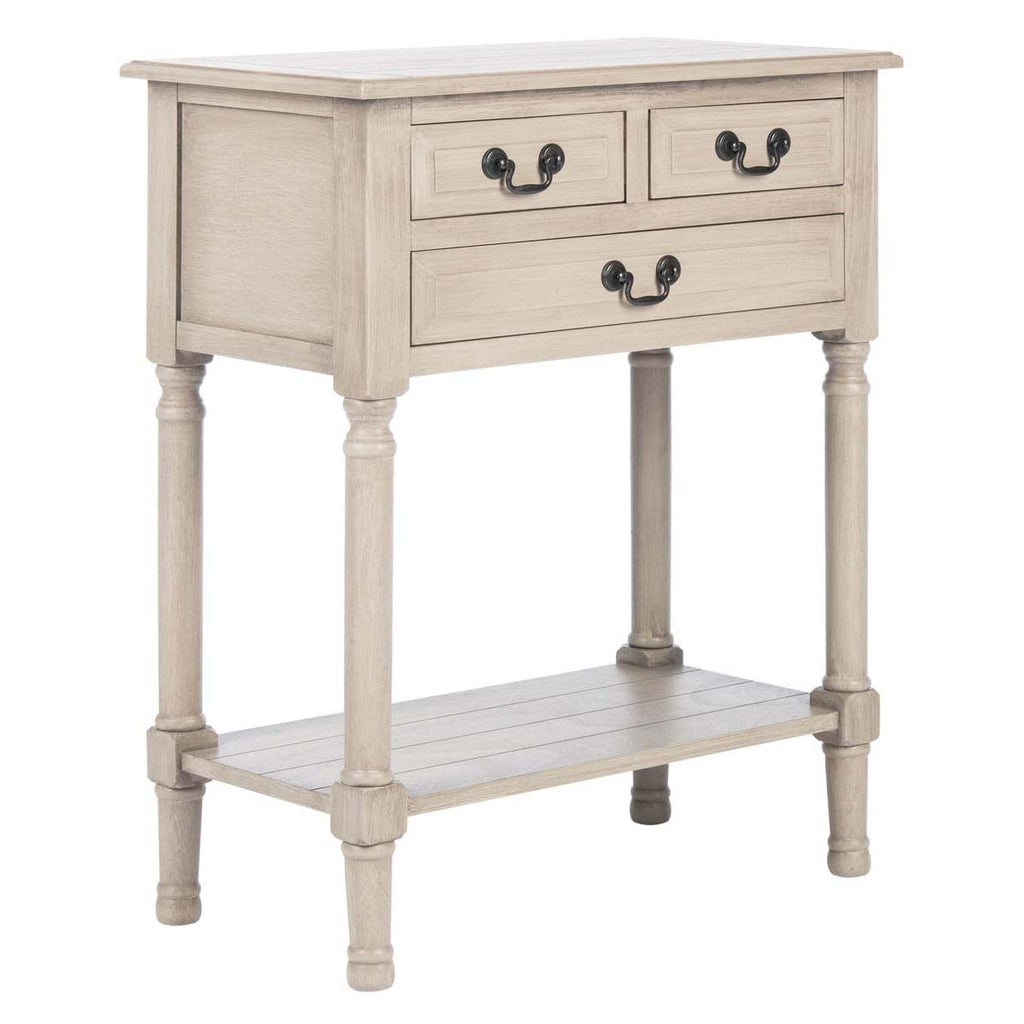 Safavieh Primrose 3 Drawer Console Table-Greige