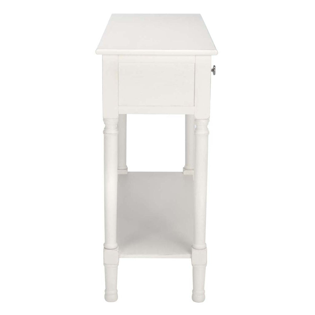 Safavieh Josie 2 Drawer Console Table -Distressed White