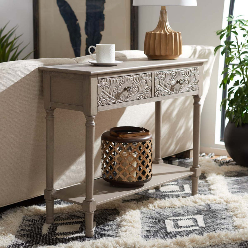 Safavieh Josie 2 Drawer Console Table -Greige