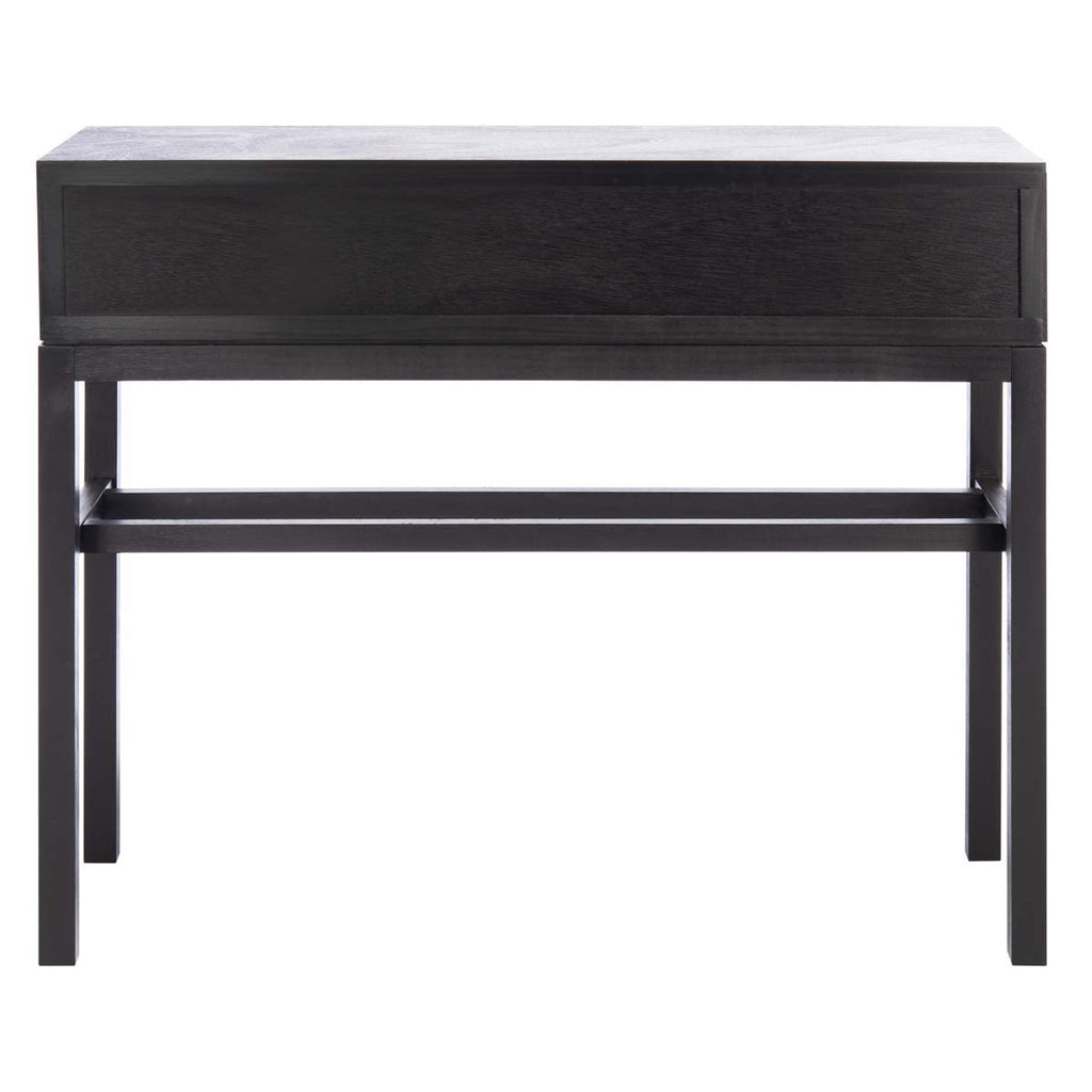 Safavieh Ajana 2 Drawer Console-Black W/ Greige Drawer