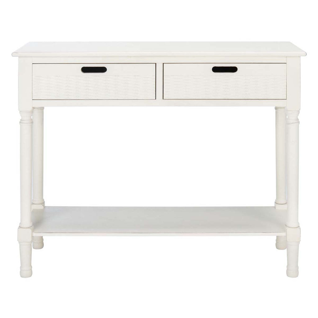 Safavieh Landers 2 Drawer Console-Distressed White