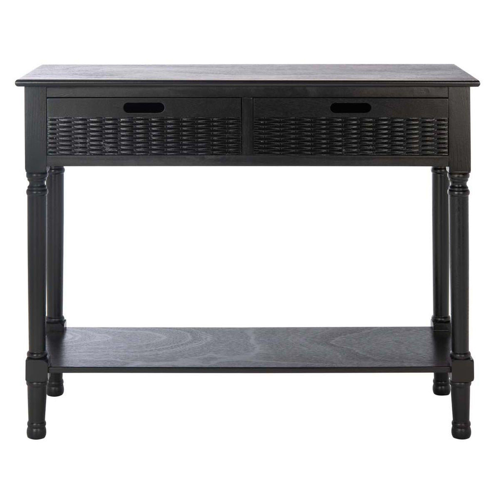 Safavieh Landers 2 Drawer Console-Black