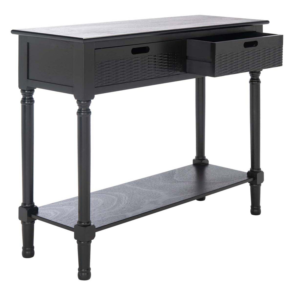 Safavieh Landers 2 Drawer Console-Black