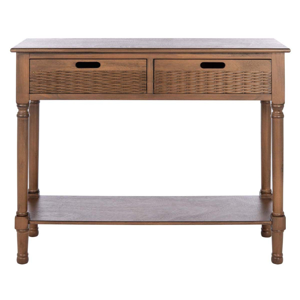 Safavieh Landers 2 Drawer Console-Brown