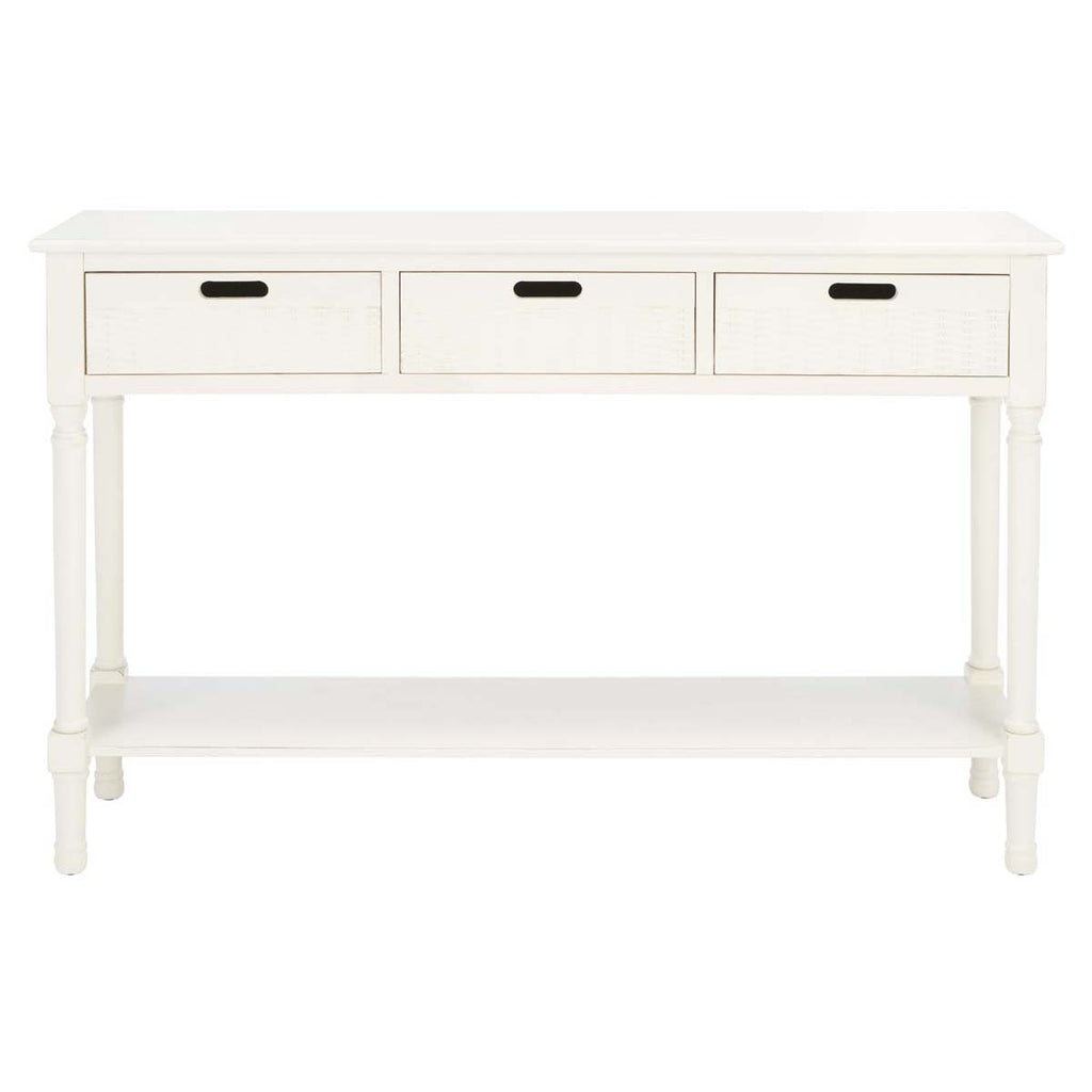 Safavieh Landers 3 Drawer Console-Distressed White