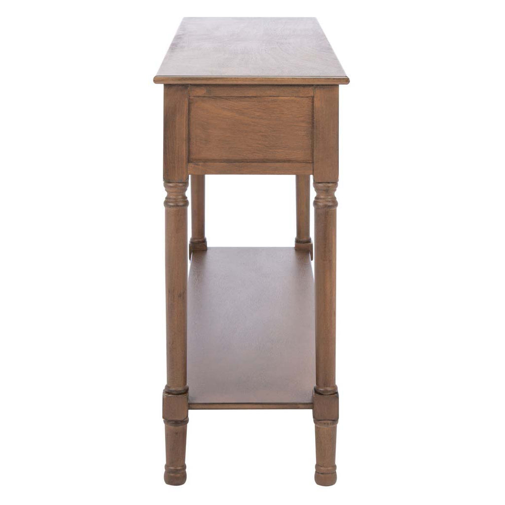 Safavieh Landers 3 Drawer Console-Brown