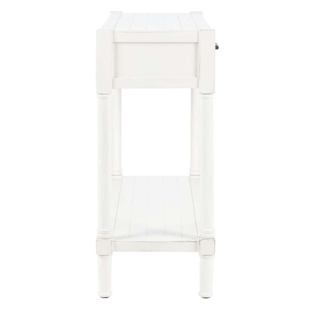 Safavieh Filbert 2 Drawer Console Table-Distressed White