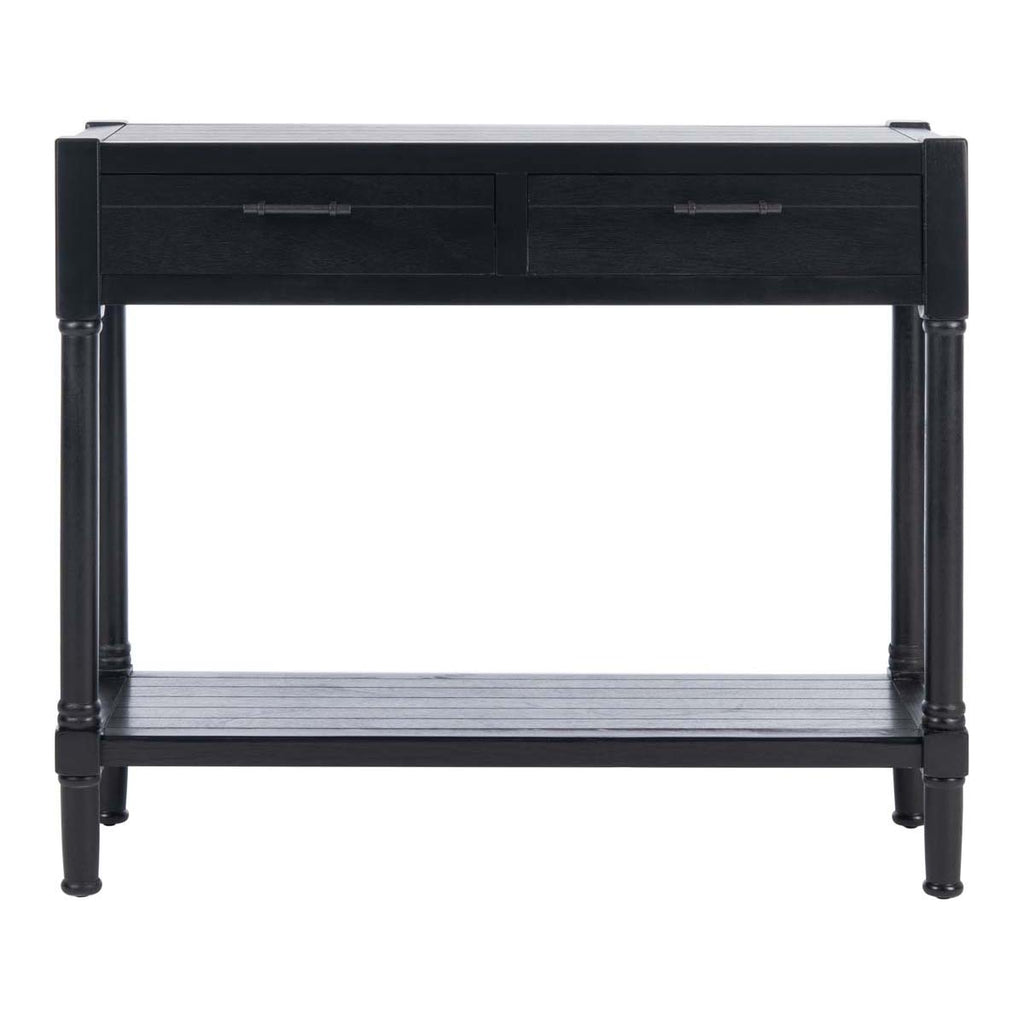 Safavieh Filbert 2 Drawer Console Table-Black