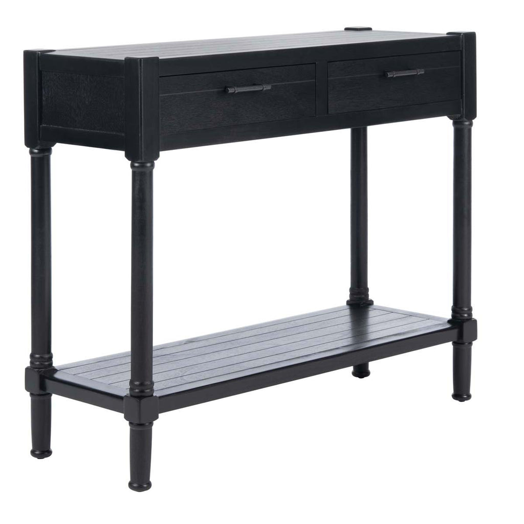 Safavieh Filbert 2 Drawer Console Table-Black