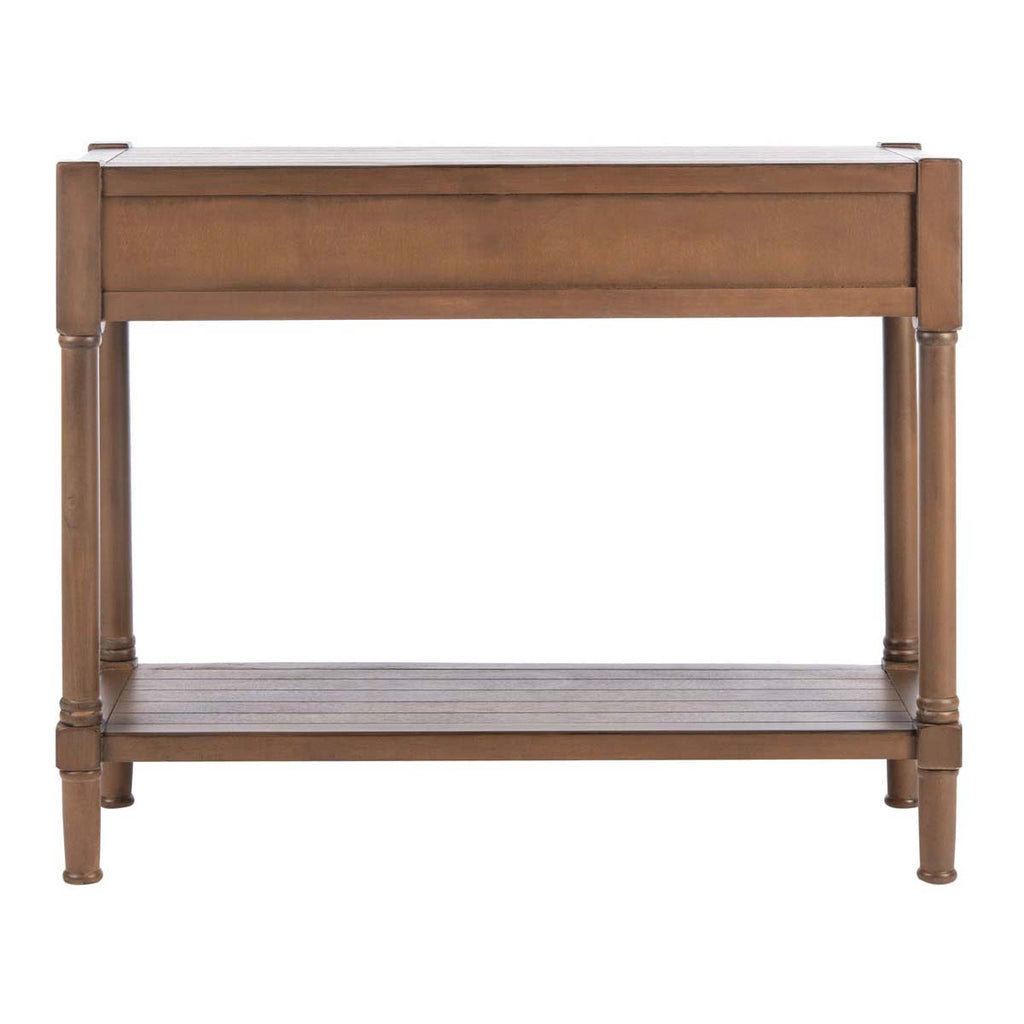 Safavieh Filbert 2 Drawer Console Table-Brown