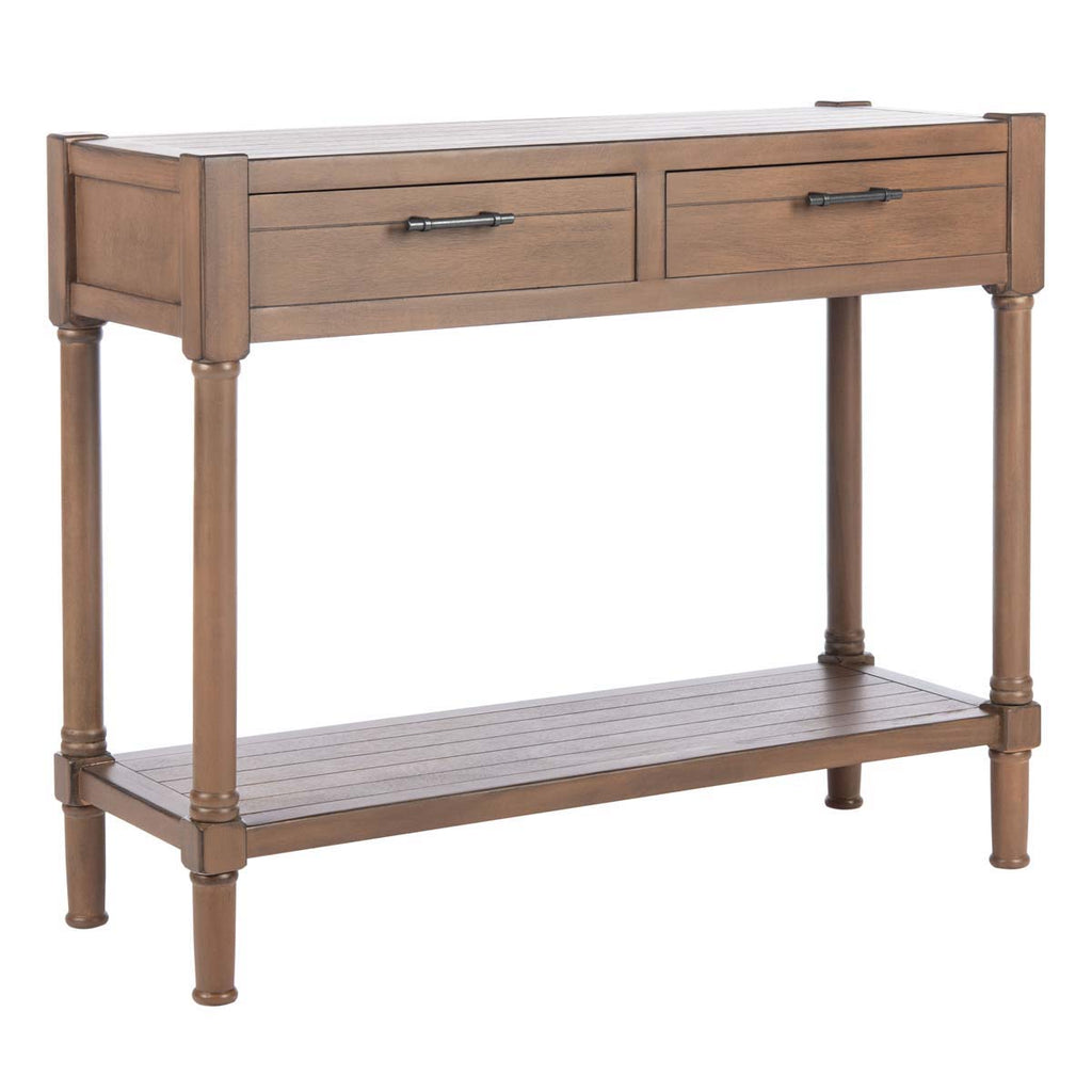 Safavieh Filbert 2 Drawer Console Table-Brown