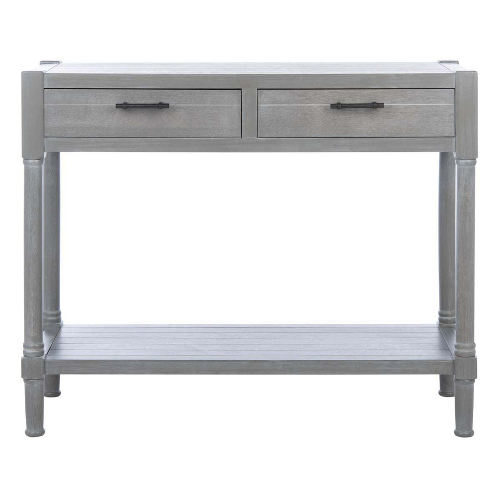 Safavieh Filbert 2 Drawer Console Table - White Wash Grey