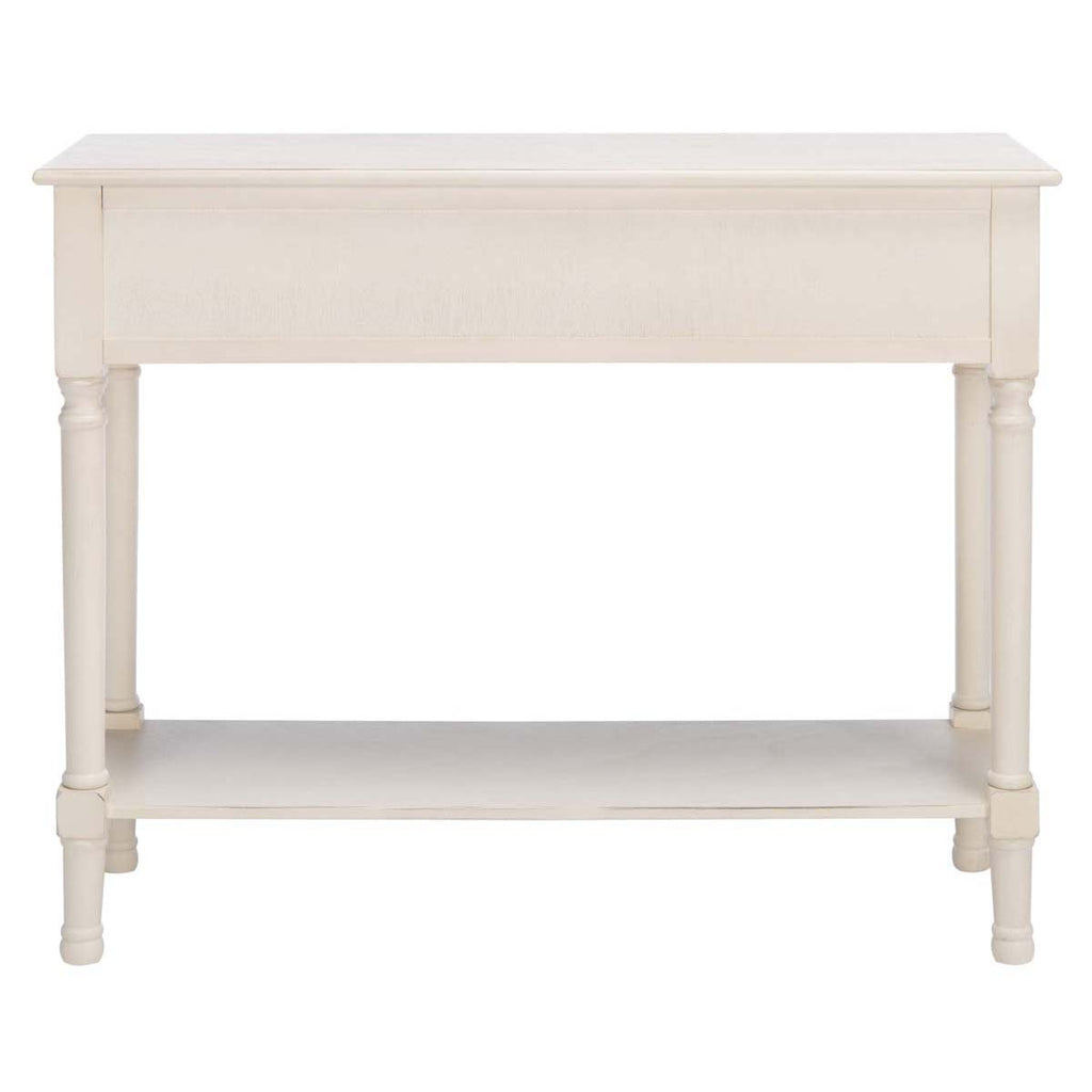 Safavieh Halton 2Drw Console Table-Distressed White