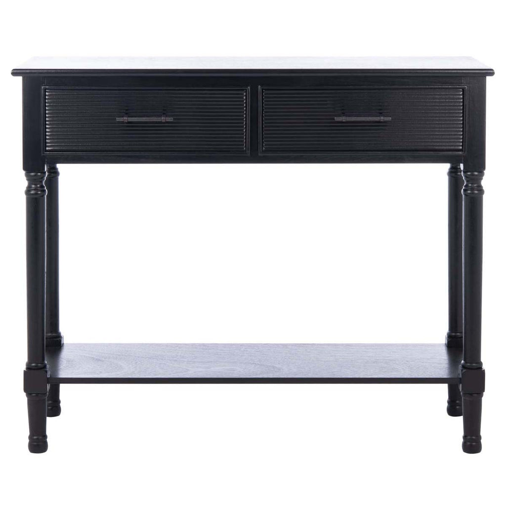 Safavieh Ryder 2Drw Console Table - Black