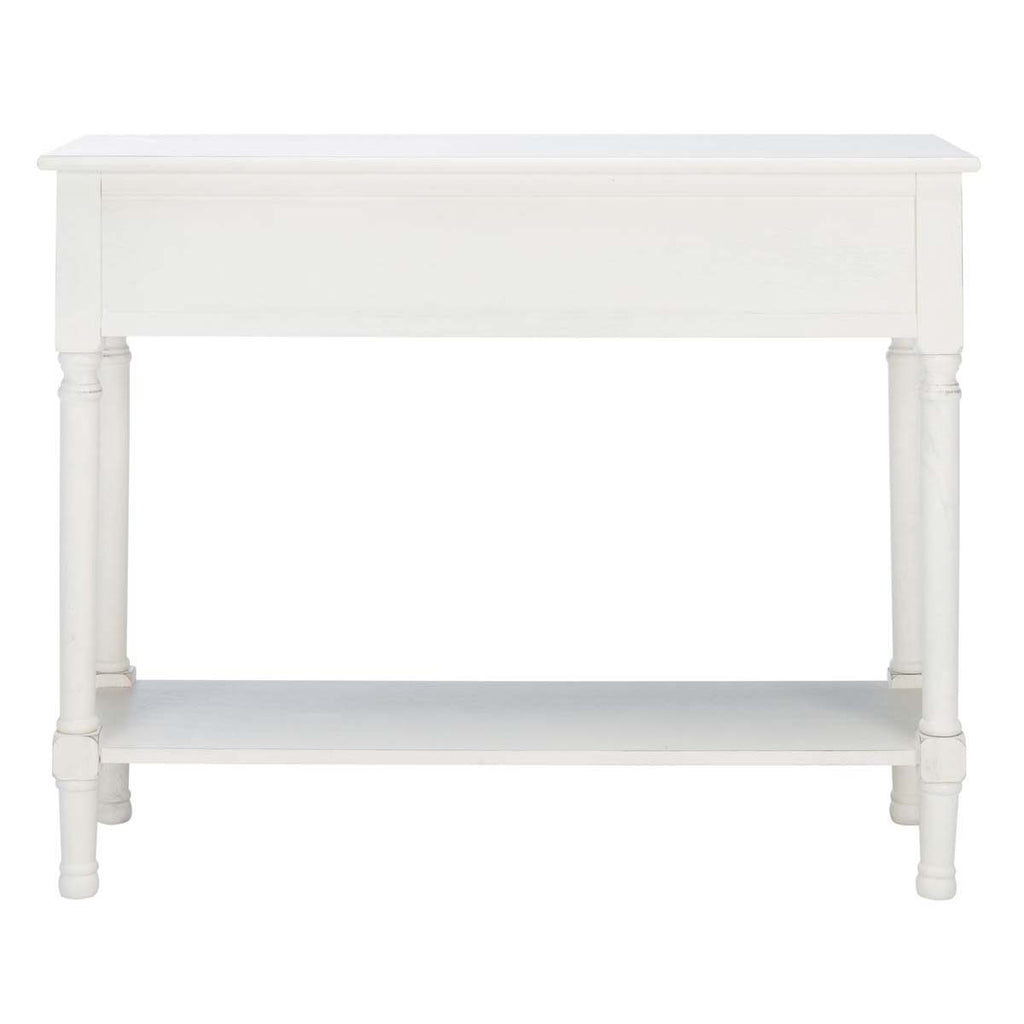 Safavieh Tate 2Drw Console Table-Distressed White