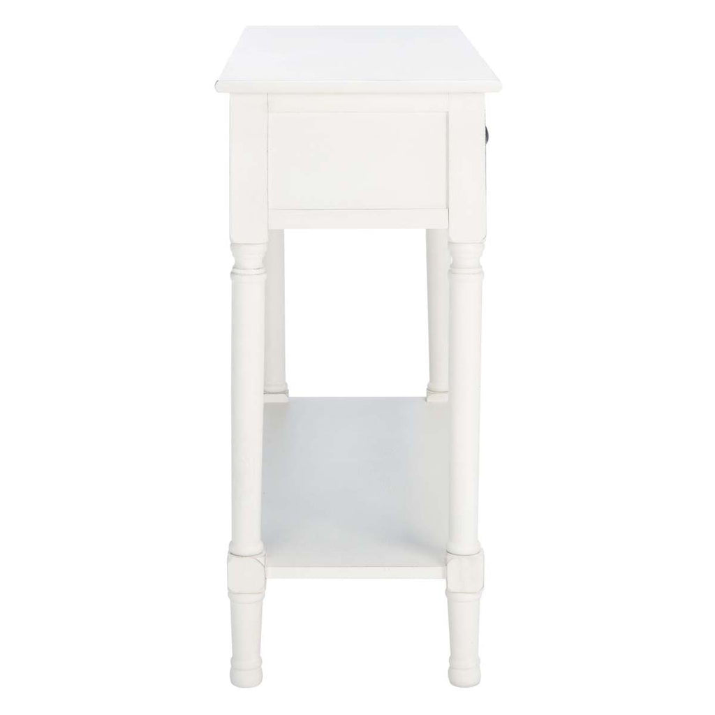 Safavieh Tate 2Drw Console Table-Distressed White