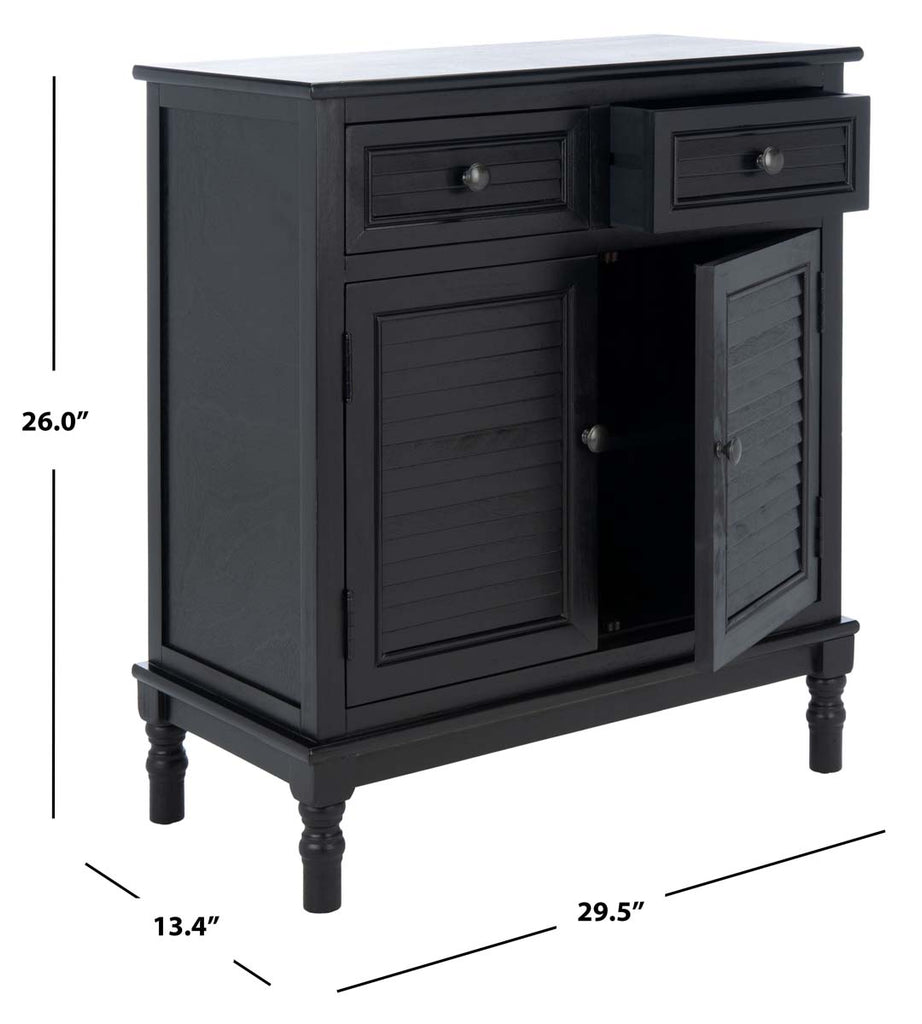 Safavieh Tate 2Drw 2 Door Sideboard - Black